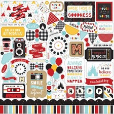 MAGICAL ADVENTURE 2 - 12x12 Element Stickers Sheet Echo Park Scrapbook Disney