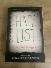 Hate List Book A Navel by Jennifer Brown Fiction