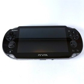 Sony PlayStation PS Vita PCH-1100 Crystal Black Console From Japan [Near Mint]