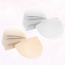 6 Pairs Reusable Bra Inserts Pads Pushup Lightweight Bra Pad Assorted Colors