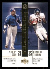 2002-03 UD SuperStars Benchmarks #B8 S.Sosa/A.Thomas