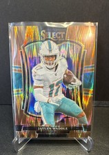 2025 Panini Select - Premier Level Jaylen Waddle #182 Copper Shock Prizm /899