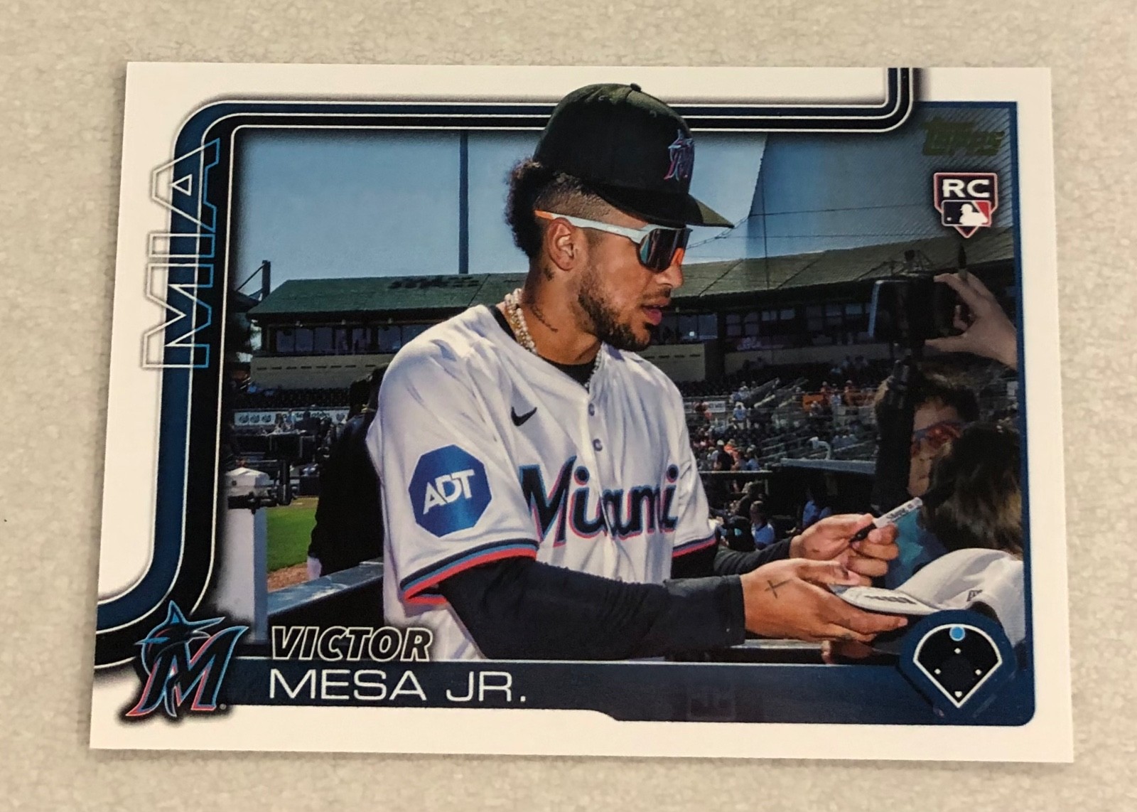 Victor Mesa, Jr. 2025 Topps Update Golden Mirror Variation #US220