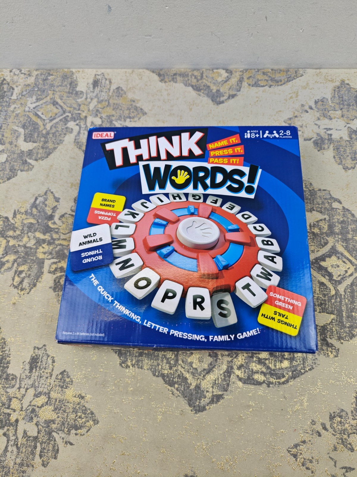 Ideal | Think Words: The quick thinking, letter pressing game! | Family Games |