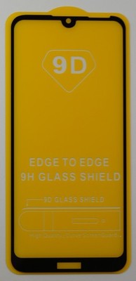 Huawei Honor 8A Schwarz 5D FullCover Panzerfolie Displayschutzglas 9H Hülle Temp