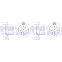 2X Delphi Bremsscheiben Hinten 330Mm BelÜFtet Passend FÜR Audi Q7 Porsche