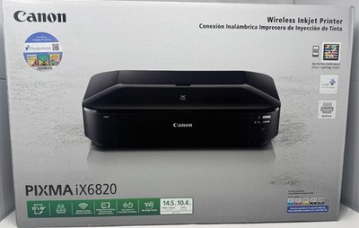 Canon Pixma iX6820 Wireless Color Inkjet Business Photo Printer AirPrint Cloud