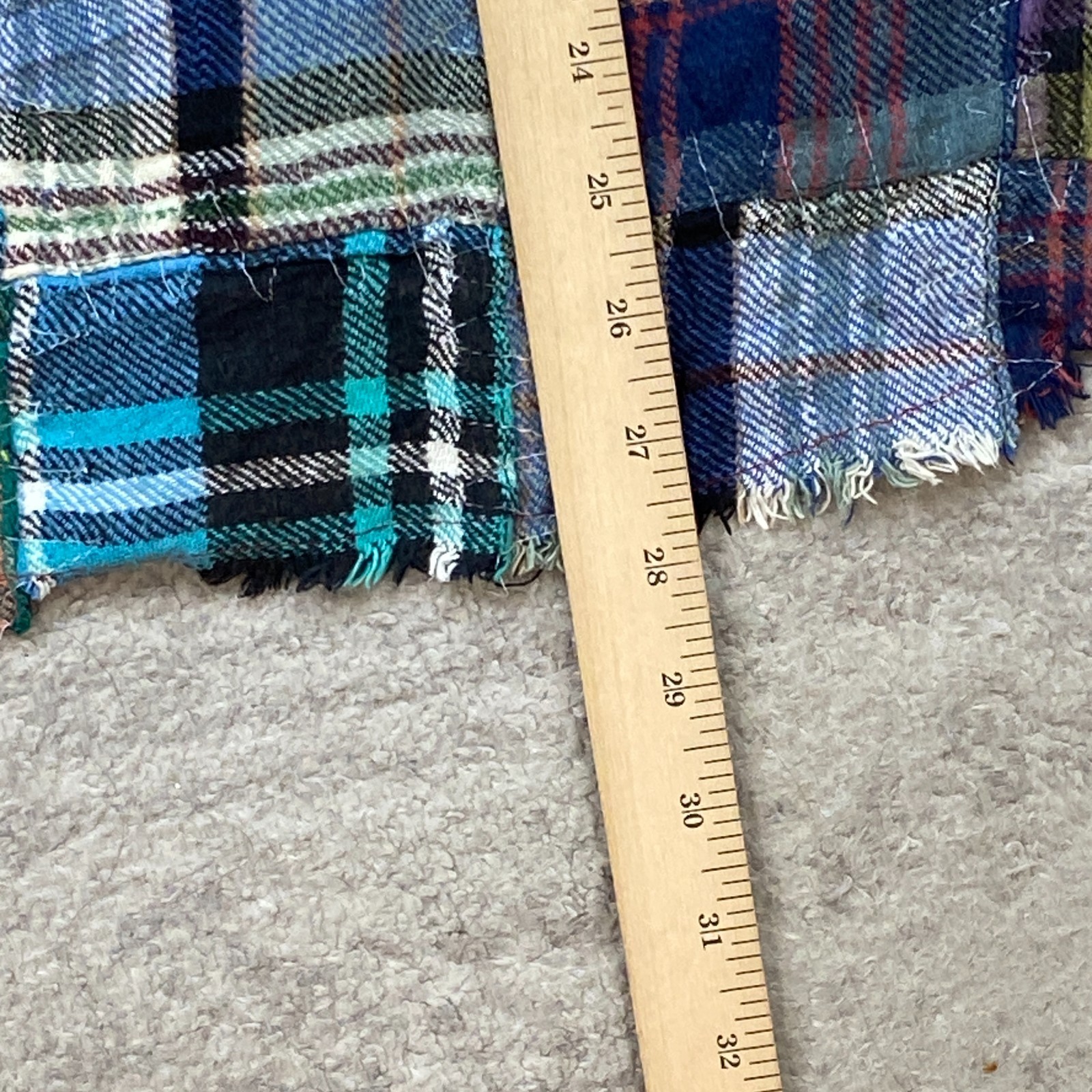 We The Free Patchwork Lost In Plaid Button Shirt … - image 12