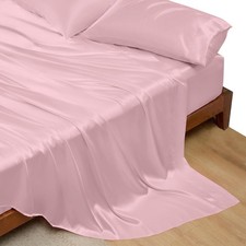 Luxury Mulberry Silk Bedding Set   4 Pcs Luxury Silk Bedding  Ultra Soft,
