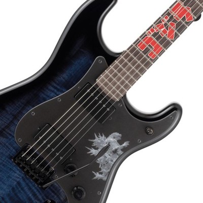 Fender Made in Japan Godzilla Stratocaster Godzilla Blue with hard