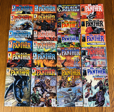 BLACK PANTHER LOT OF 22 #1 2 3 4 5 6 7 8 9 10-22 MARVEL KNIGHTS 1998 w VARIANT