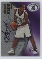 2000-01 EX Rookie Rookie Memorabilia 449/1500 Michael Redd #128 Auto 7rf