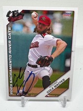 2023 Choice Sacramento #28 Cole Waites SIGNED MILB Baseball Card