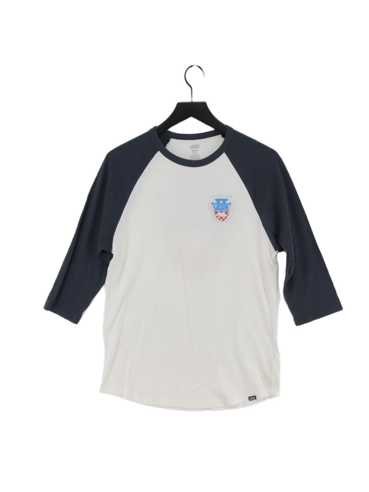 T shirt uomo Vans M bianca grafica 100% altra basic