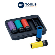 Bahco BWSS12P5 1/2in Drive Impact Wheel Socket Set 5 Piece