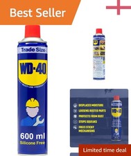 WD-40 Multi Use Lubricant Spray 600ml - Professional Grade Protection & Cleaning 19.98 per litre