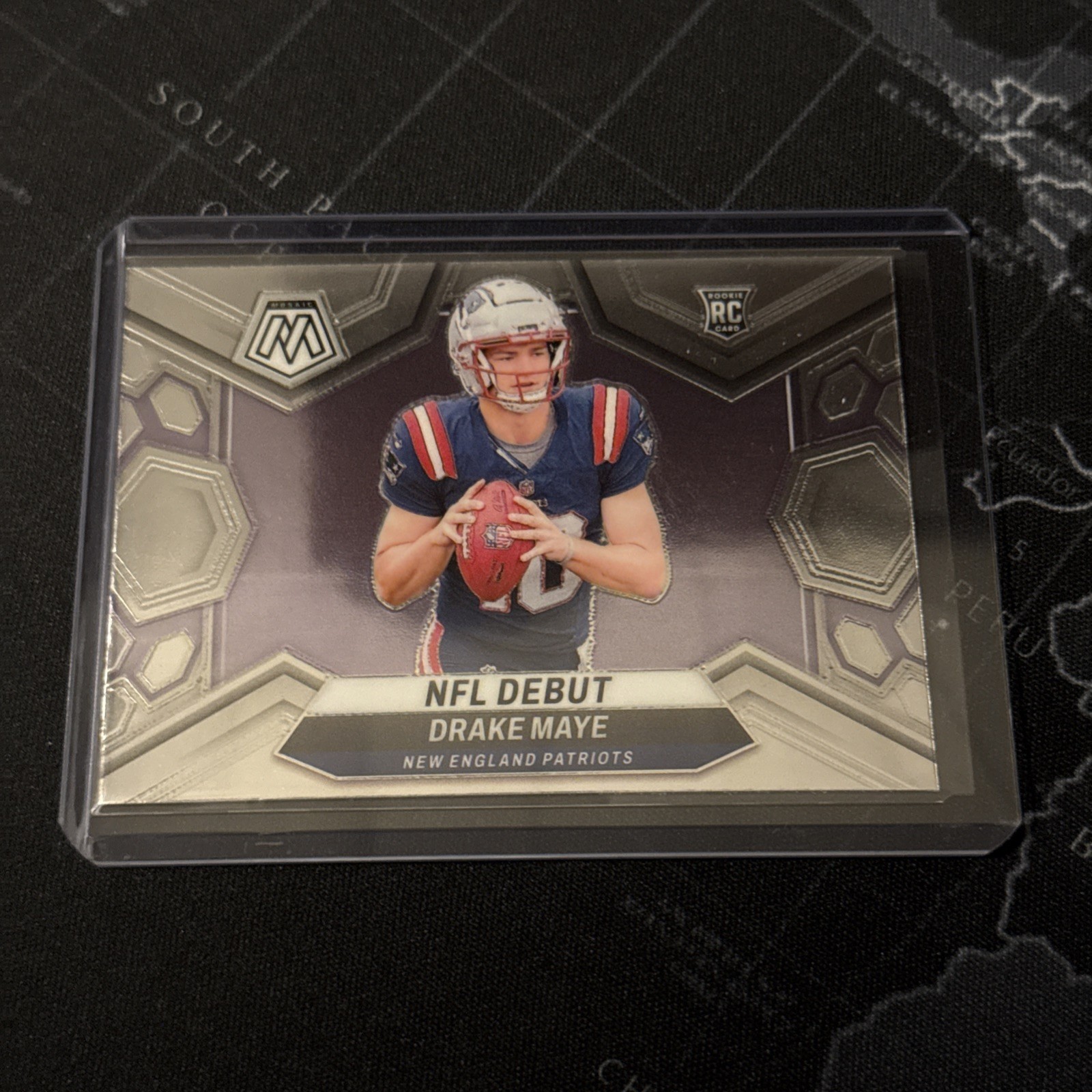 2024 Mosaic DRAKE MAYE RC Silver Prizm Rookie NFL Debut #273 Patriots