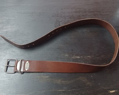 DRIES VAN NOTEN great condition brown BELT with silver  display picture 1