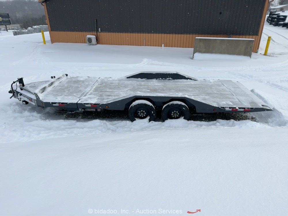 2026 Norstar Ironbull 20' T/A 16K Bumper Pull Tilt Bed Equipment