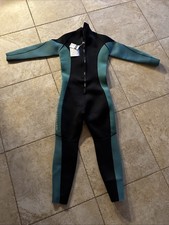 Hevto Guardian I Full Wetsuit 3/2mm Neoprene Scuba Diving Surfing NWT Teal Black