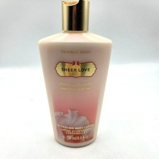 Victoria's Secret Sheer Love White Cotton Pink Lily Hydrating Body Lotion 8 oz
