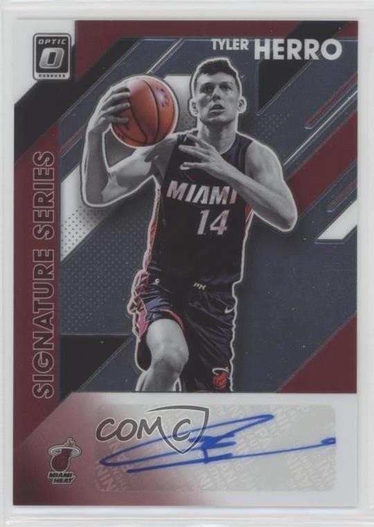 2019-20 Panini Donruss Optic Signature Series Tyler Herro #SS-THR Auto 0s5s