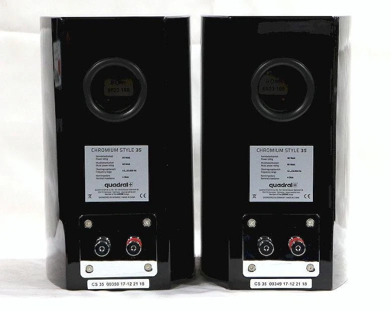 (US Duty Free) Quadral Chromium Style 35 Lautsprecher, gebraucht - Bild 3 von 4