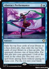 Abstract Performance (SOC 17), Normal, Commander: Secrets of Strixhaven, MTG