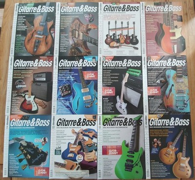 Gitarre & Bass Das Musiker-Fachmagazin Jahrgang 2022 Top Zustand