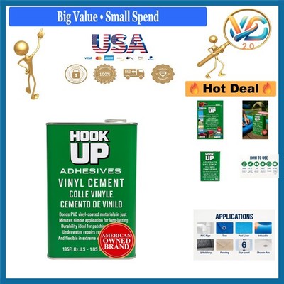 Waterproof Vinyl Cement 1.05 Gal for Pool, Inflatable, PVC, Boat Repair