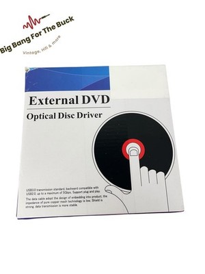 Externes DVD Laufwerk USB 2.0/3.0 Pop-Up Mobile External Drive 5 Gbps - Neu