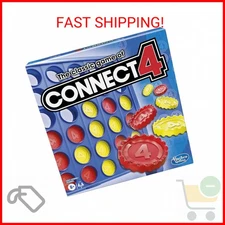 Connect 4 Classic Grid , 4 in a Row Game, Strategy Board Games for Kids, 2 Playe