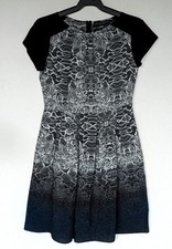 Dorothy Perkins Women’s Lace Print Size 12 A-Line Knee Length Dress