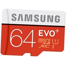 64GB Evo Plus Class 10 Micro SDXC with Adapter 80MB/S MB-MC64DA/AM 