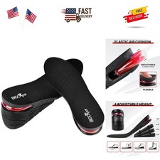 Invisible Shoe Lifts with 4 Height Levels - Shock-Absorbing Breathable Design