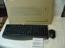NEW - WIRELESS KEYBOARD AND MOUSE COMBO C203