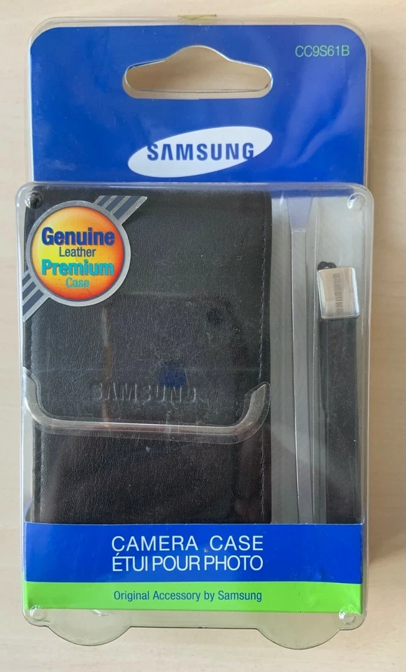Capa de couro premium Samsung EA-CC9S61B para ST100, ST65, ST1000, ES9, ST500/550 - Imagem 3 de 4