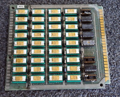 Rare 1970's Mainframe Computer Board / (36) INTEL 1449 SRAM **NICE FIND ...