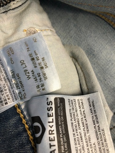 Levi's 502 Jeans Mens 29x30 Taper All Seasons Workwear Everyday Pant - Picture 9 of 13