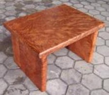 Redwood Vollholz massiv Couchtisch 80x60cm Höhe 50 cm 2513 Wohnnmöbel Tisch  