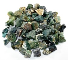 8oz Green Moss Agate Rough Stones Natural Gemstone Crystal Mineral Cabs - India