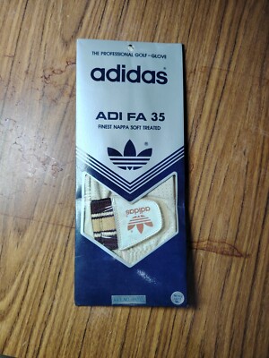 Neu adidas Originals Golf Lederhandschuh - Herren Große Linkshand ADI FA 35/9...