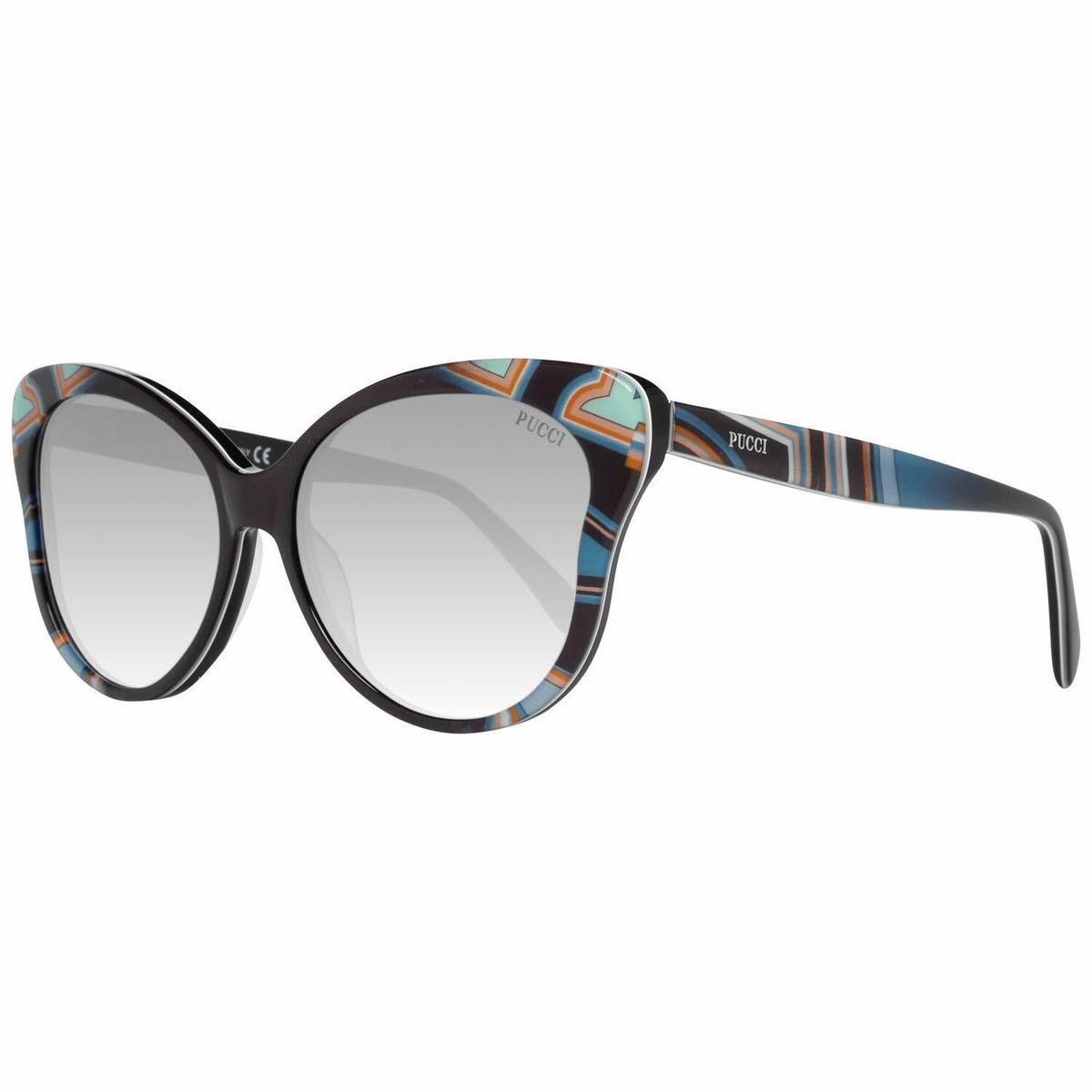 Emilio Pucci Cat Eye Black and Teal Cat Sunglasses Supreme Emilio Pucci Cat Sunglasses (SS21) - $398 main image 3