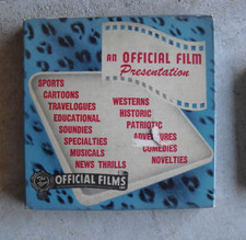 Vintage 16 mm Official Films Boxing Movie Monarchs of the Ring Silent in Box R2