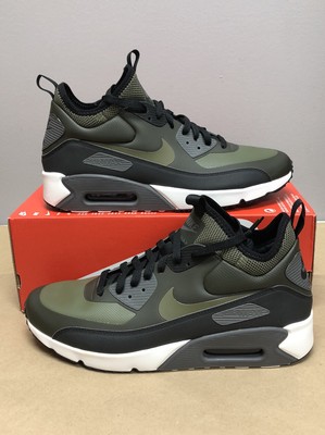 Nike Air Max 90 Ultra Mid Winter Sequoia Green 924458 300 - Men's Size 11.5 | eBay