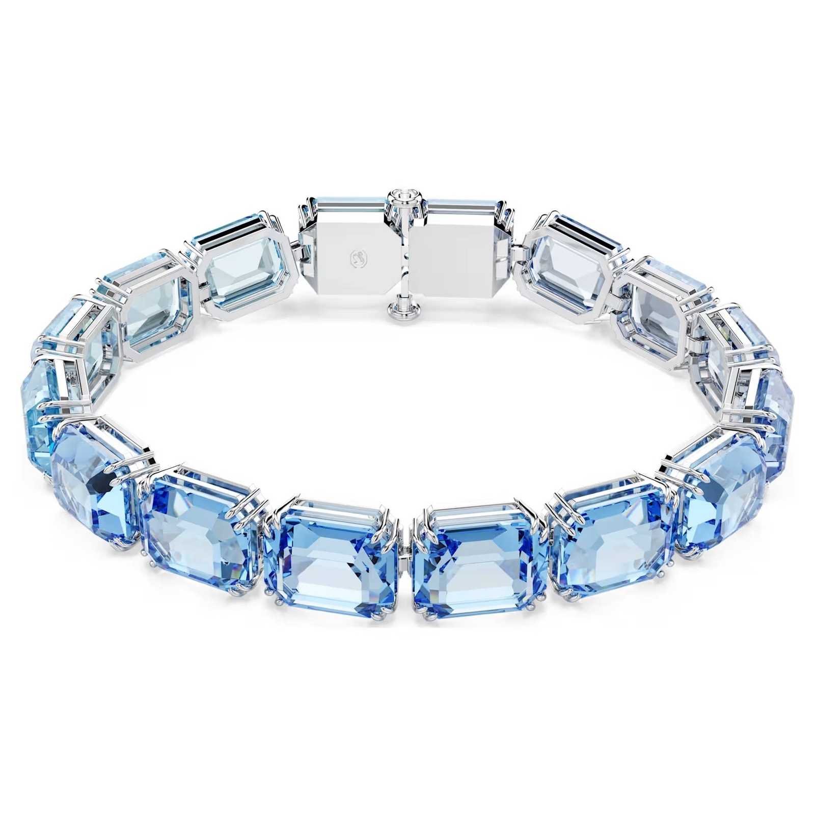 Bracciale Swarovski Millennia 5694135 Bracelet Donna Cristalli Azzurri Rodio