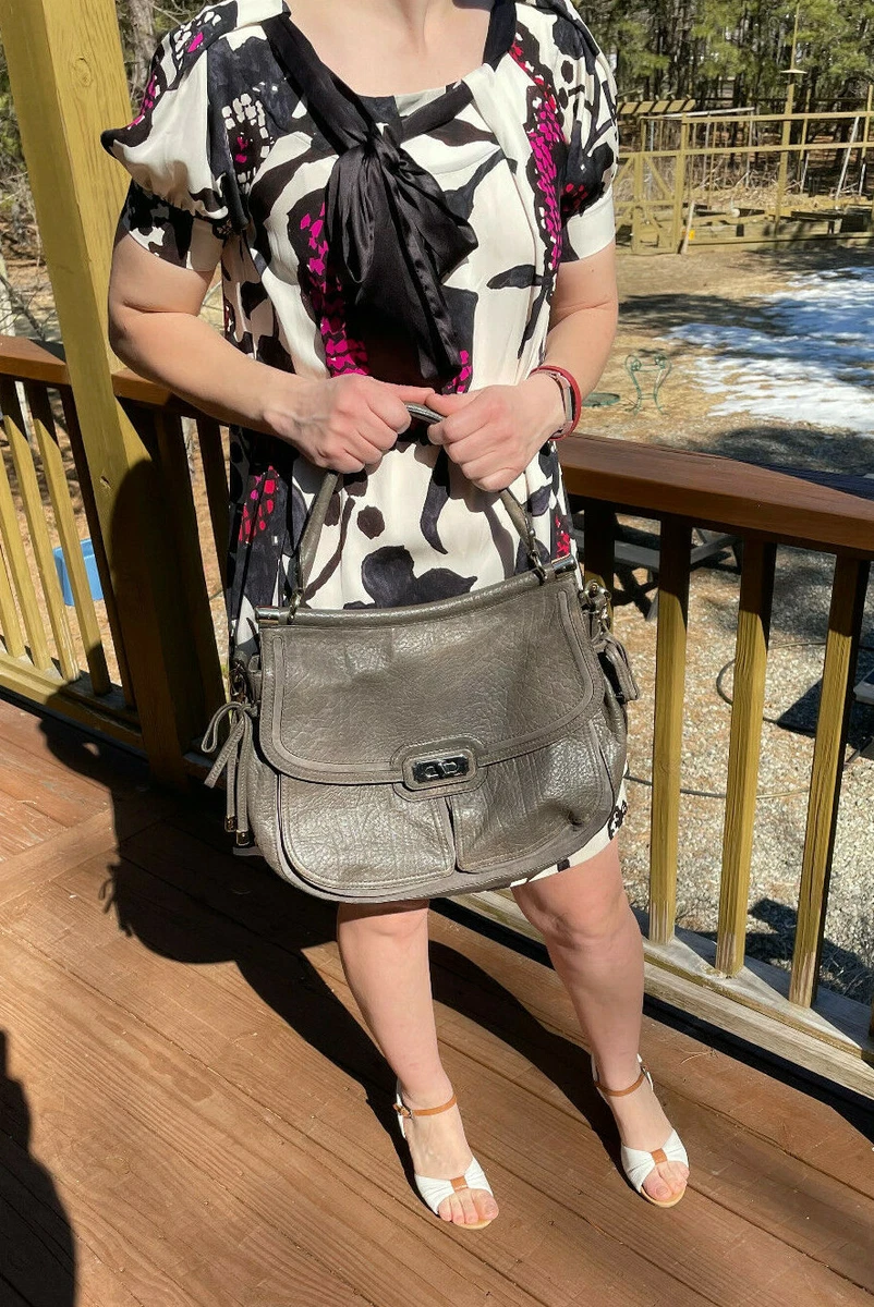 Coach purse shop grey