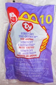 stretchy the ostrich beanie baby mcdonalds