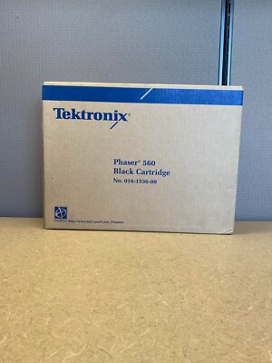 New Genuine Tektronix Phaser 560 Black Cartridge 016-1536-00 New OEM