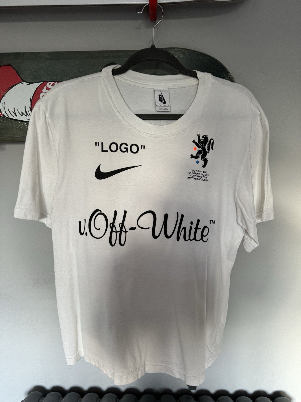 OFF WHITE X NIKE T shirt Nike x Off White Mercurial NRG Virgil Abloh bianca TAGLIA XS uomo USATA ✅
